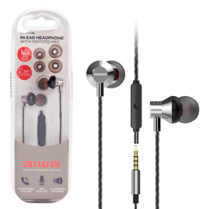 Auriculares-In-Ear-AIWA-ESTM-50SL-Color-Plata