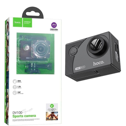 hoco-dv100-camara-deportiva-full-hd-incluye-carcasa-y-10-accesorios