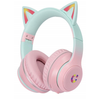 kooltech-cph342-auriculares-inalambricos-bt-infantil-catROSA