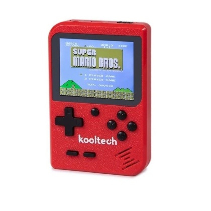kooltech-gamekids-consola-retro-400-juegos-en-1ROJO